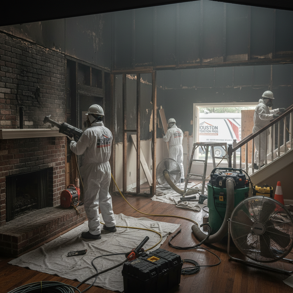 Fire & Smoke Damage Restoration - Tell Projects Kingwood TX