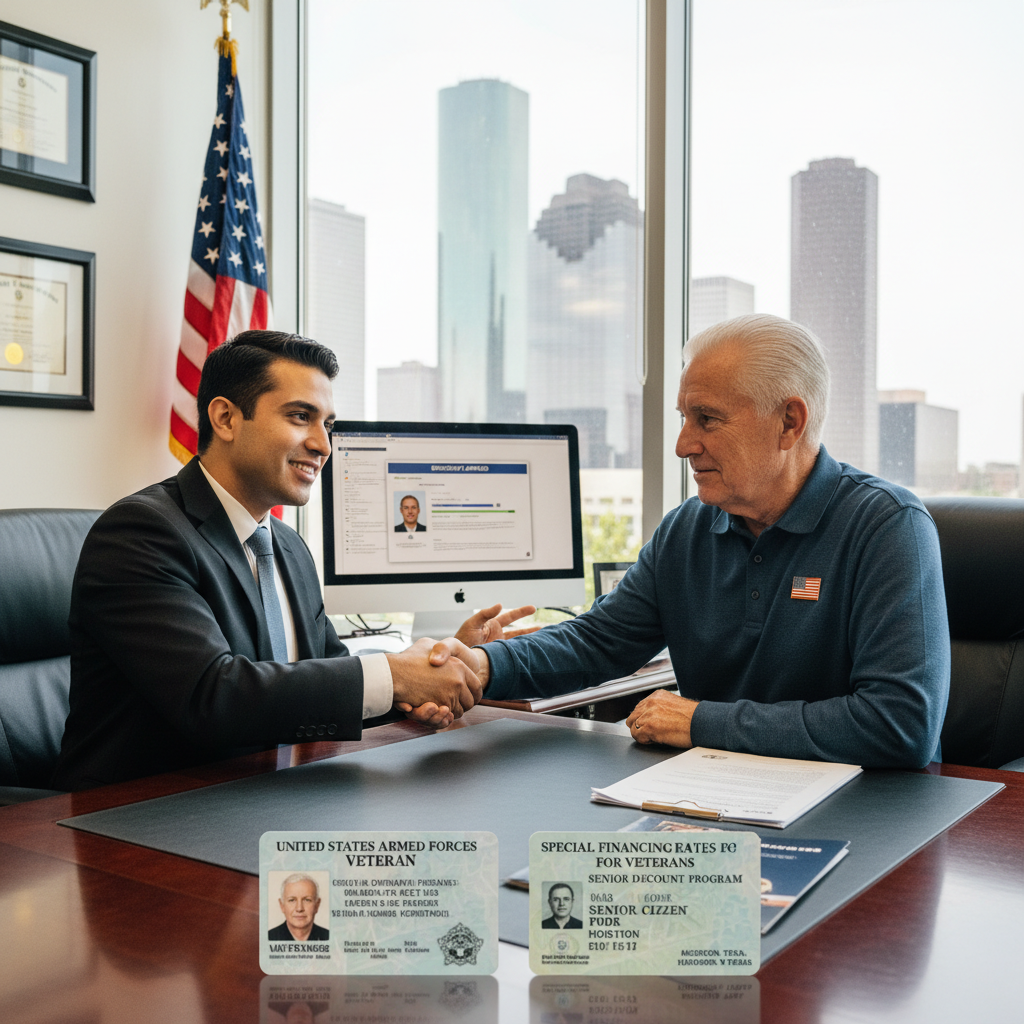 Senior & Military Discounts - Tell Projects Kingwood TX