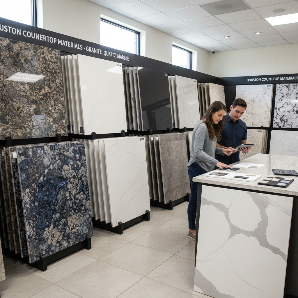 Countertop Material Selection - Tell Projects Kingwood TX